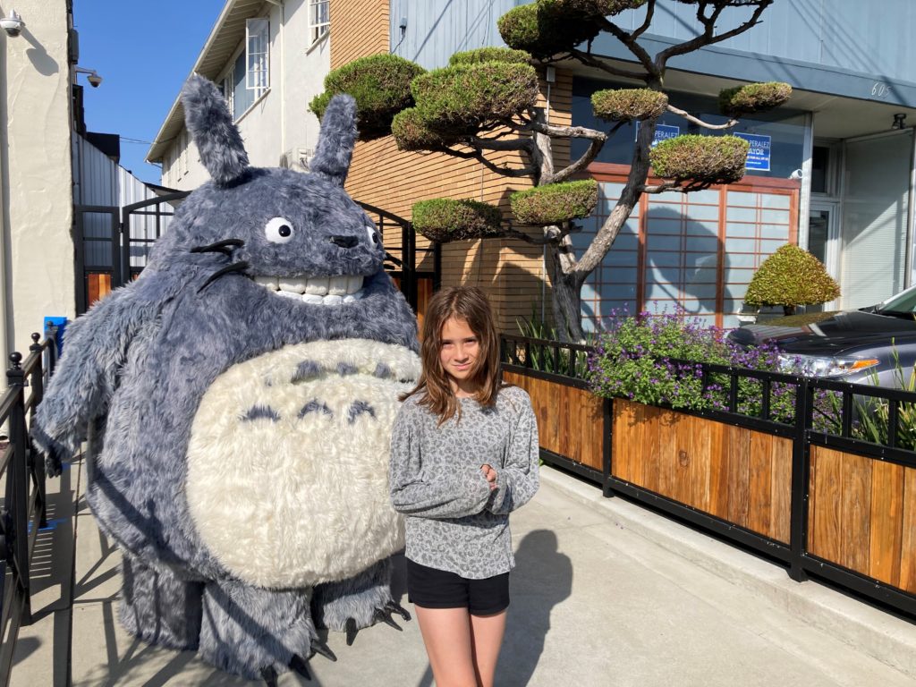 Amaya with Totoro